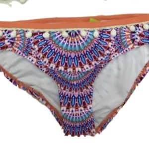 Gianni Bini Medallion Festival Bikini Bottom  NWT